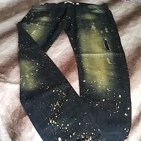 Evolution Men's Straight Leg Long Jeans - Picture 2 of 4